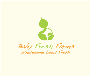 Logo Design by Hiccups Design for Baby Fresh Farms | Design: #193783