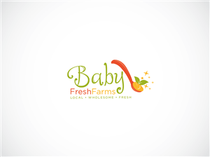 Logo Design by Cherry Pop Design for Baby Fresh Farms | Design #201015