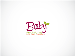 Logo Design by Cherry Pop Design for Baby Fresh Farms | Design: #201022