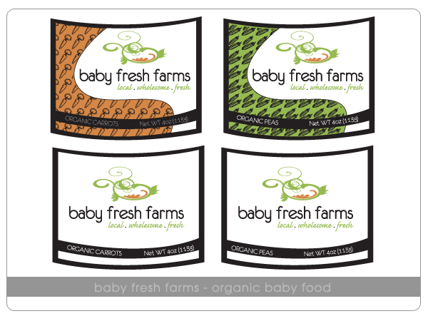 Logo Design by Suzie Q - Q13Designs.com for Baby Fresh Farms | Design #195819