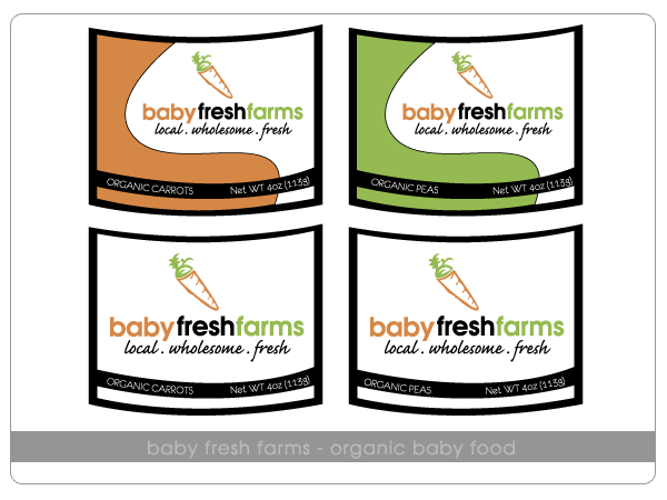 Logo Design by Suzie Q - Q13Designs.com for Baby Fresh Farms | Design #195821