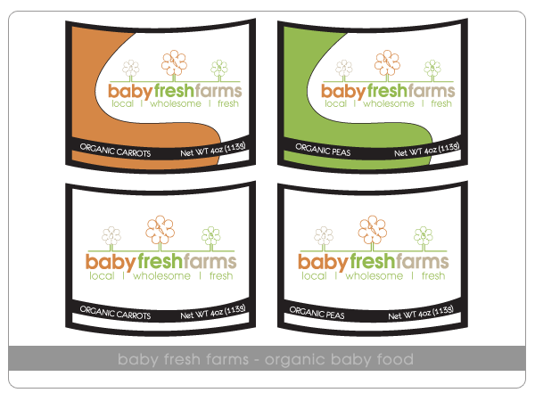 Logo Design by Suzie Q - Q13Designs.com for Baby Fresh Farms | Design #195865