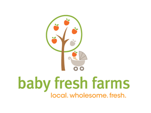 Logo Design by Thomann Design for Baby Fresh Farms | Design: #201987