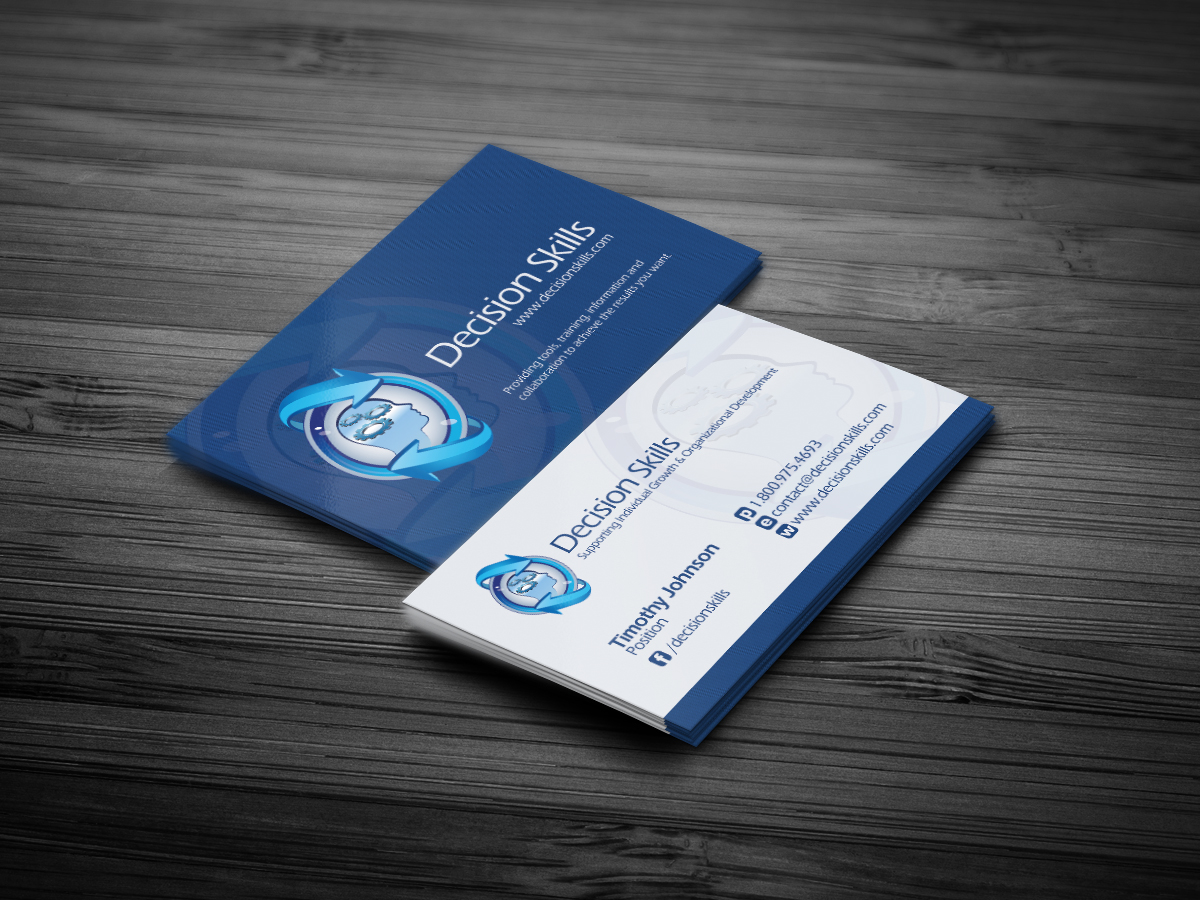 Design de Carte de Visite par diRtY.EMM pour DecisionSkills | Design #1261359