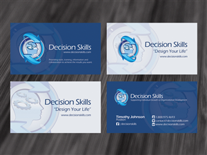 Visitenkarten-Design von diRtY.EMM für DecisionSkills | Design: #1276940