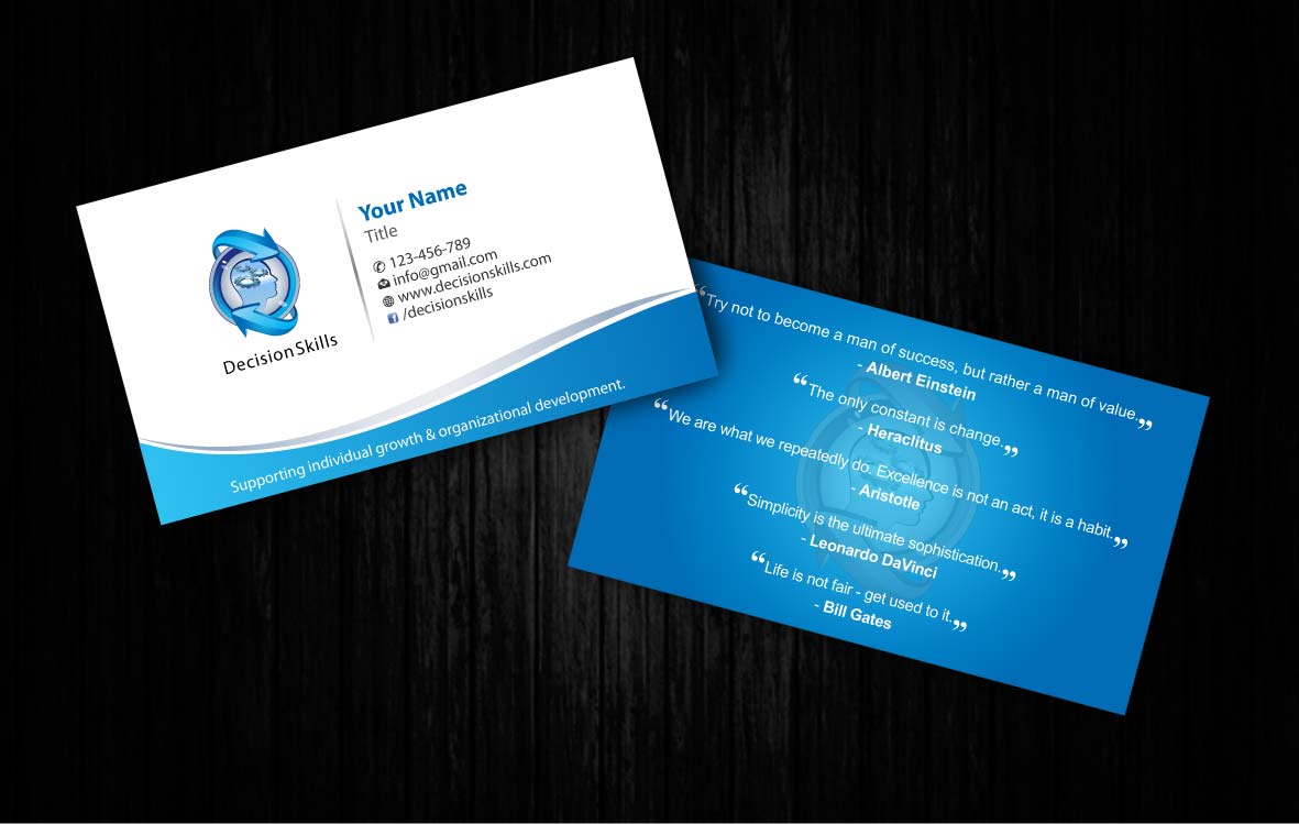 Business Card Design by Sbss for DecisionSkills | Design #1261993