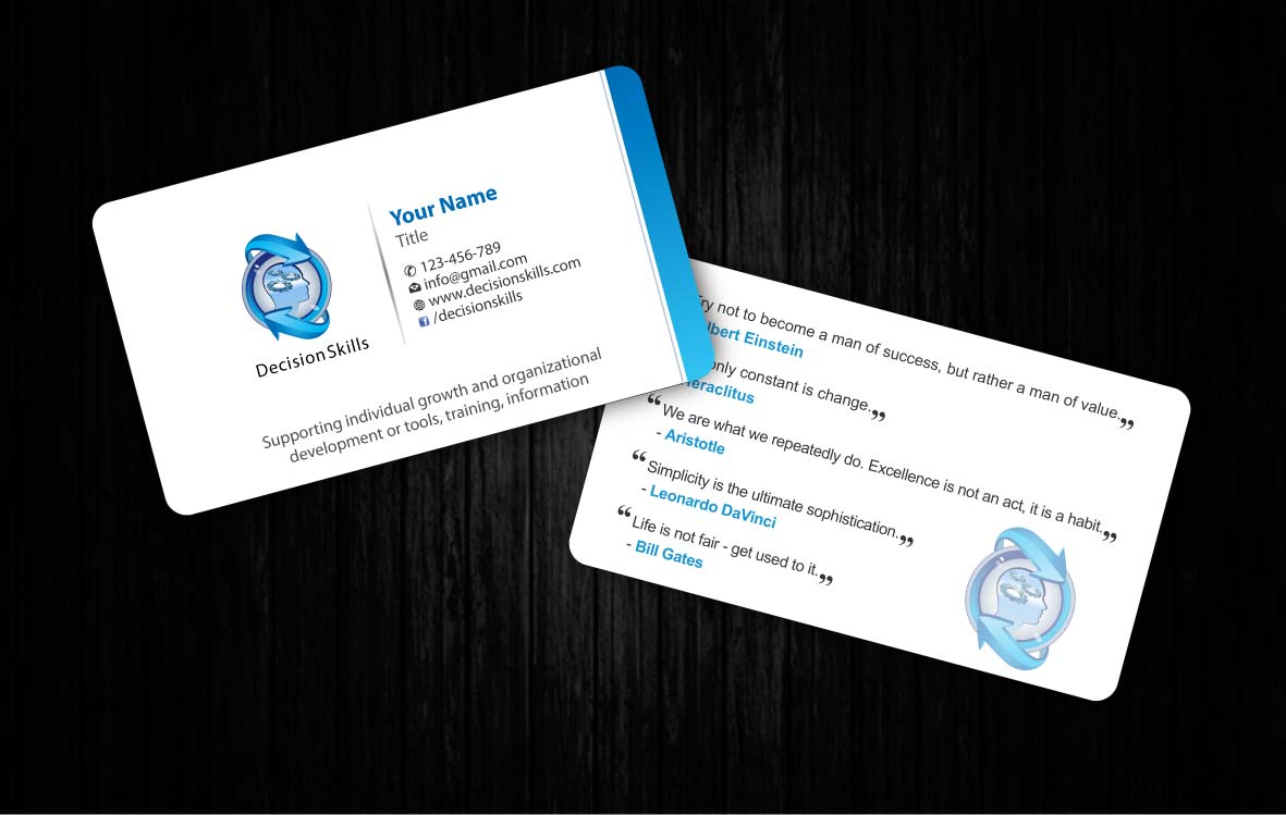 Business Card Design by Sbss for DecisionSkills | Design #1261996