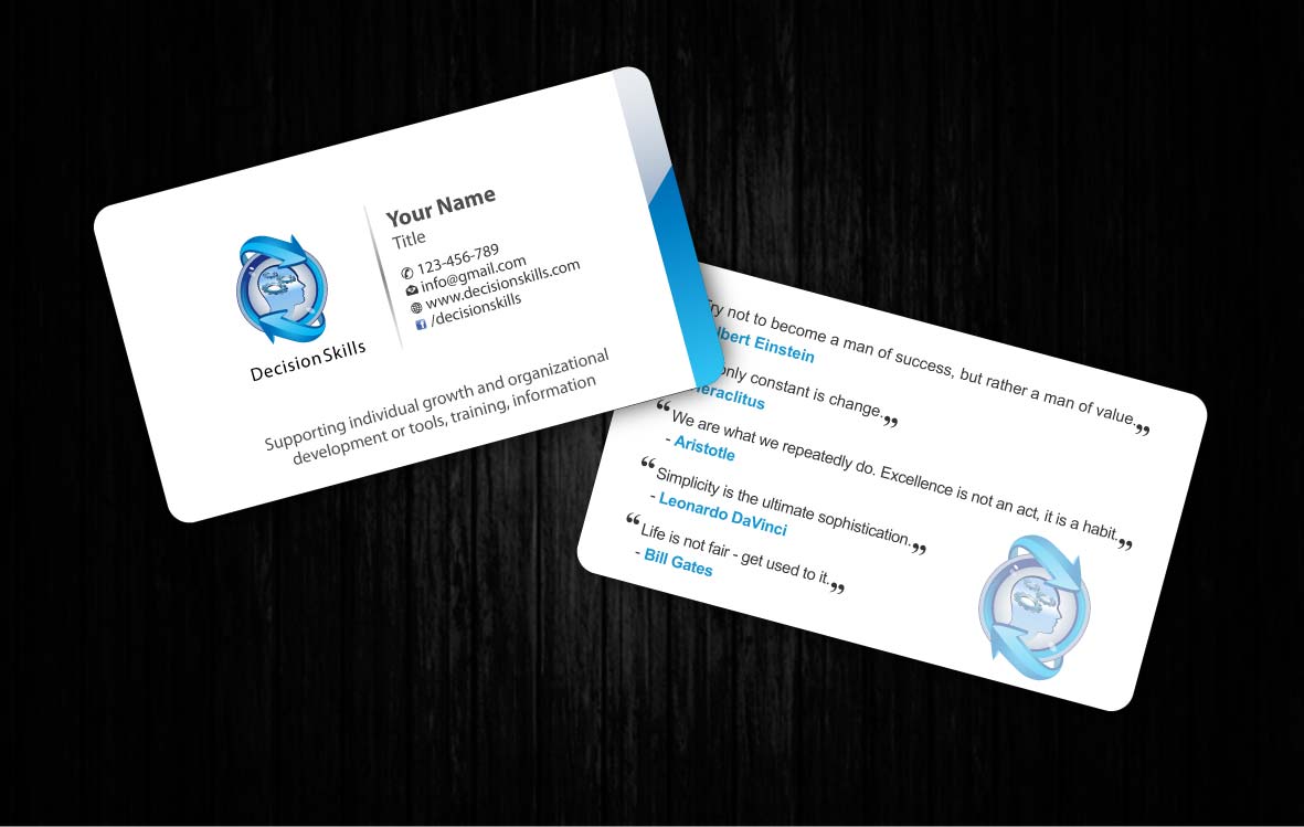Business Card Design by Sbss for DecisionSkills | Design #1261997