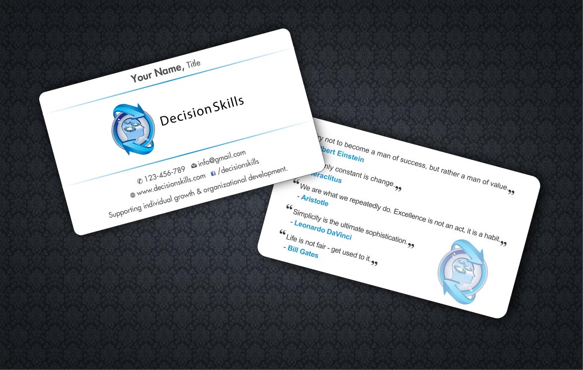 Business Card Design by Sbss for DecisionSkills | Design #1262011