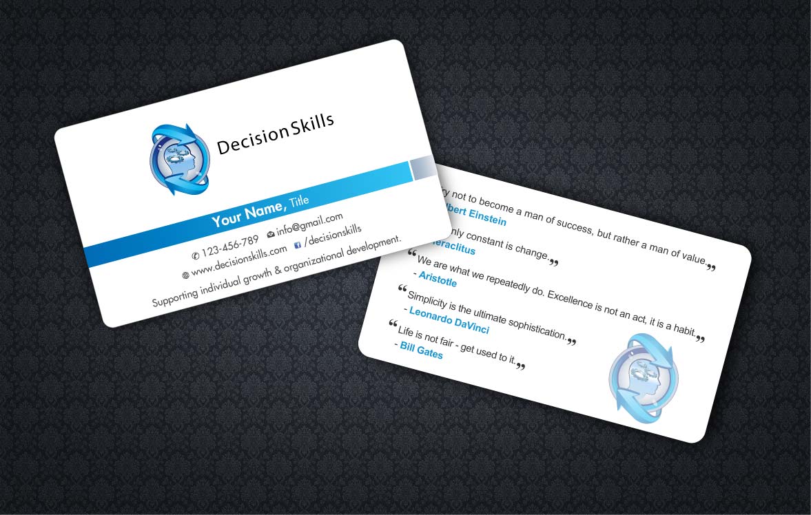 Business Card Design by Sbss for DecisionSkills | Design #1262012