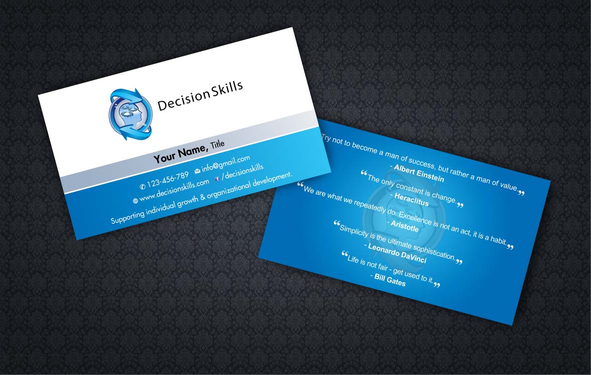 Business Card Design by Sbss for DecisionSkills | Design #1262013