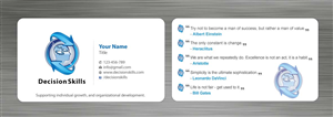 Design de Carte de Visite par Sbss pour DecisionSkills | Design : #1262118