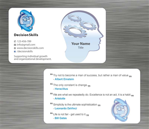 Design de Carte de Visite par Sbss pour DecisionSkills | Design : #1262120
