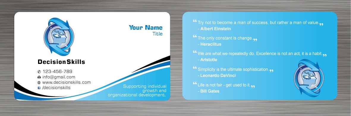 Design de Carte de Visite par Sbss pour DecisionSkills | Design #1262135