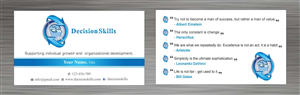 Visitenkarten-Design von Sbss für DecisionSkills | Design: #1262142