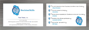 Visitenkarten-Design von Sbss für DecisionSkills | Design: #1262147