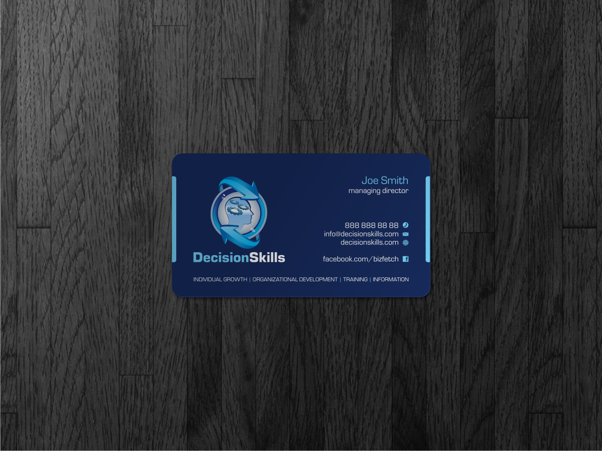 Business Card Design by Atvento Graphics for DecisionSkills | Design #1267518