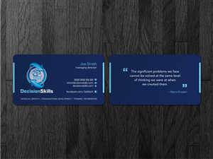 Business Card Design by Atvento Graphics for DecisionSkills | Design: #1272338