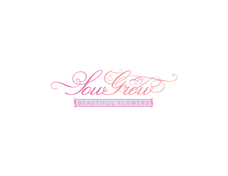Logo Design by Rizwan Ashraf for Sow Grow Beautiful Flowers  | Design #4405753
