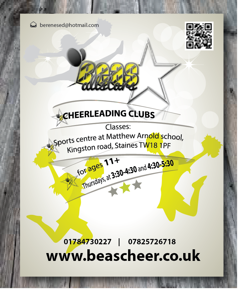 Diseño de Flyer por alex989 para Bea''''s Cheer | Diseño #4404057