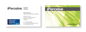 Visitenkarten-Design von MDS - bonusplusdesign.com für iPerceive | Design: #192758