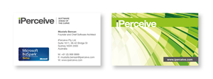 Visitenkarten-Design von MDS - bonusplusdesign.com für iPerceive | Design: #192760
