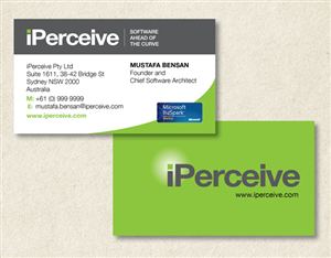 Visitenkarten-Design von Cathy Klein für iPerceive | Design: #189033