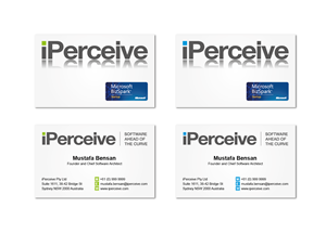 Diseño de Tarjeta de Presentación por ani para iPerceive | Diseño: #197719