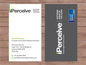 Business Card Design by Priyo Subarkah for iPerceive | Design: #189700