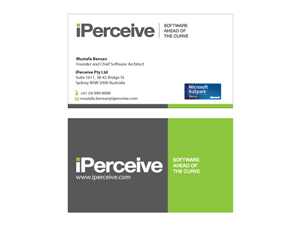 Visitenkarten-Design von Priyo Subarkah für iPerceive | Design: #190259