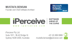 Business Card Design by gagan for iPerceive | Design #194587
