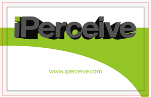Visitenkarten-Design von Zachary 'Hary' Jordanov für iPerceive | Design: #189609