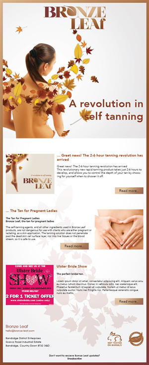 Newsletter-Design von  Bushra für dieses Projekt | Design #4475603