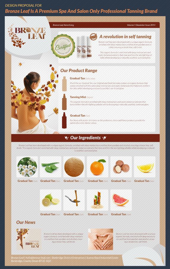 Newsletter Design by ConceptofOne for this project | Design #4460732