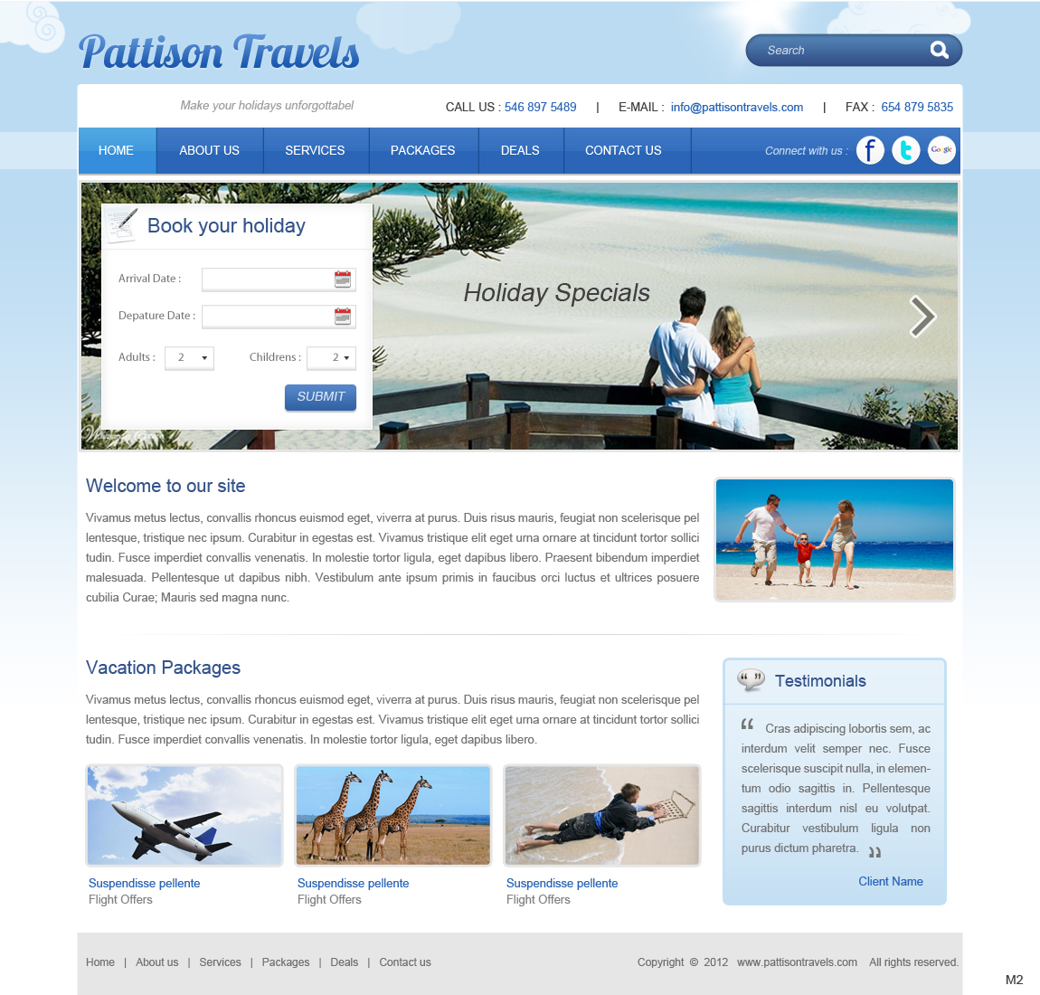 Diseño Wordpress por pb para TRAVEL CENTRAL | Diseño #1257287