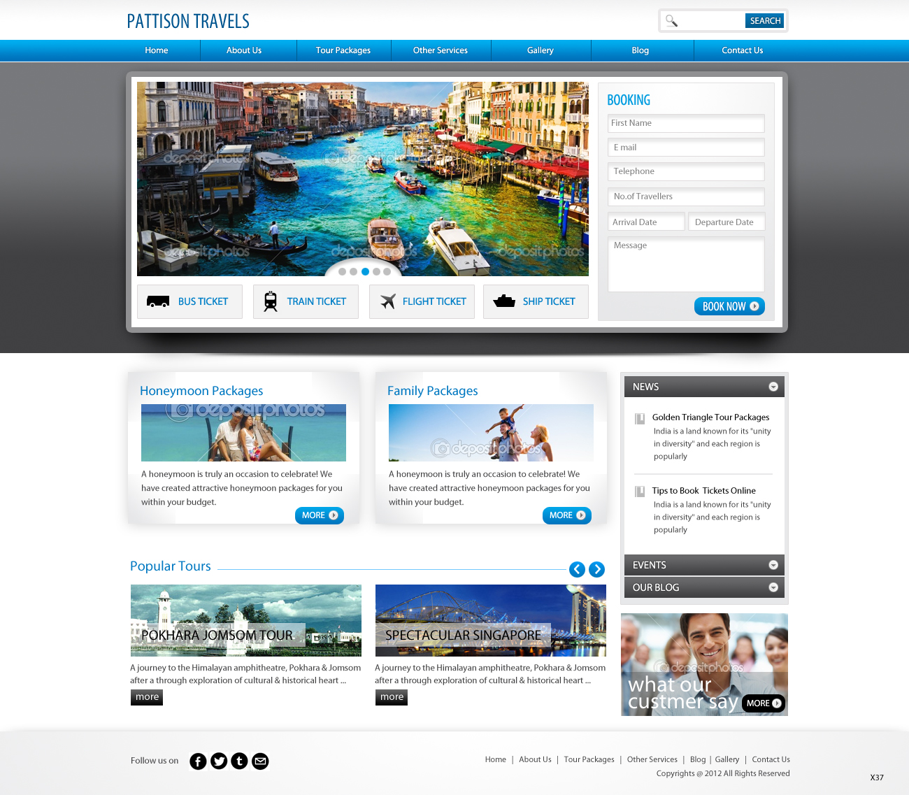 Diseño Wordpress por pb para TRAVEL CENTRAL | Diseño #1258664