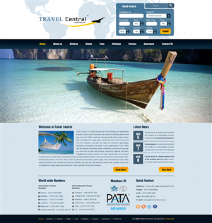 Diseño Wordpress por Empireweb para TRAVEL CENTRAL | Diseño: #1266227