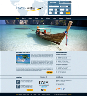 Diseño Wordpress por Empireweb para TRAVEL CENTRAL | Diseño: #1266306
