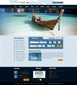 Diseño Wordpress por Empireweb para TRAVEL CENTRAL | Diseño #1267259