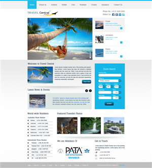 Diseño Wordpress por Empireweb para TRAVEL CENTRAL | Diseño: #1292958