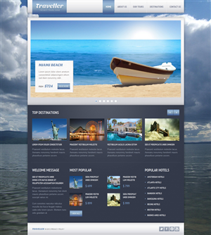 Diseño Wordpress por internetimm para TRAVEL CENTRAL | Diseño #1315029