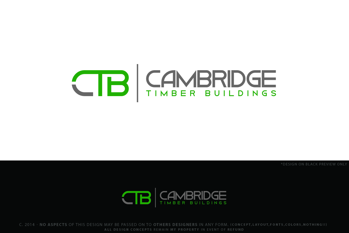 Logo Design by Senseless for Cambridge Timber Buildings Ltd | Design #4411671