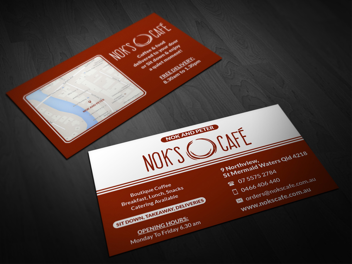 Business Card Design by Pointless Pixels India for Thai Dish | Design #4408698
