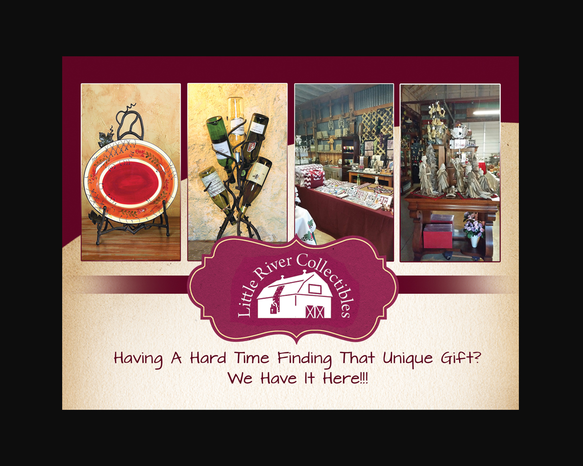 Postcard Design by NatPearlDesigns for Little River Collectibles | Design #4425765