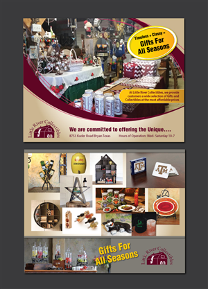 Postcard Design by meet007 for Little River Collectibles | Design: #4425550