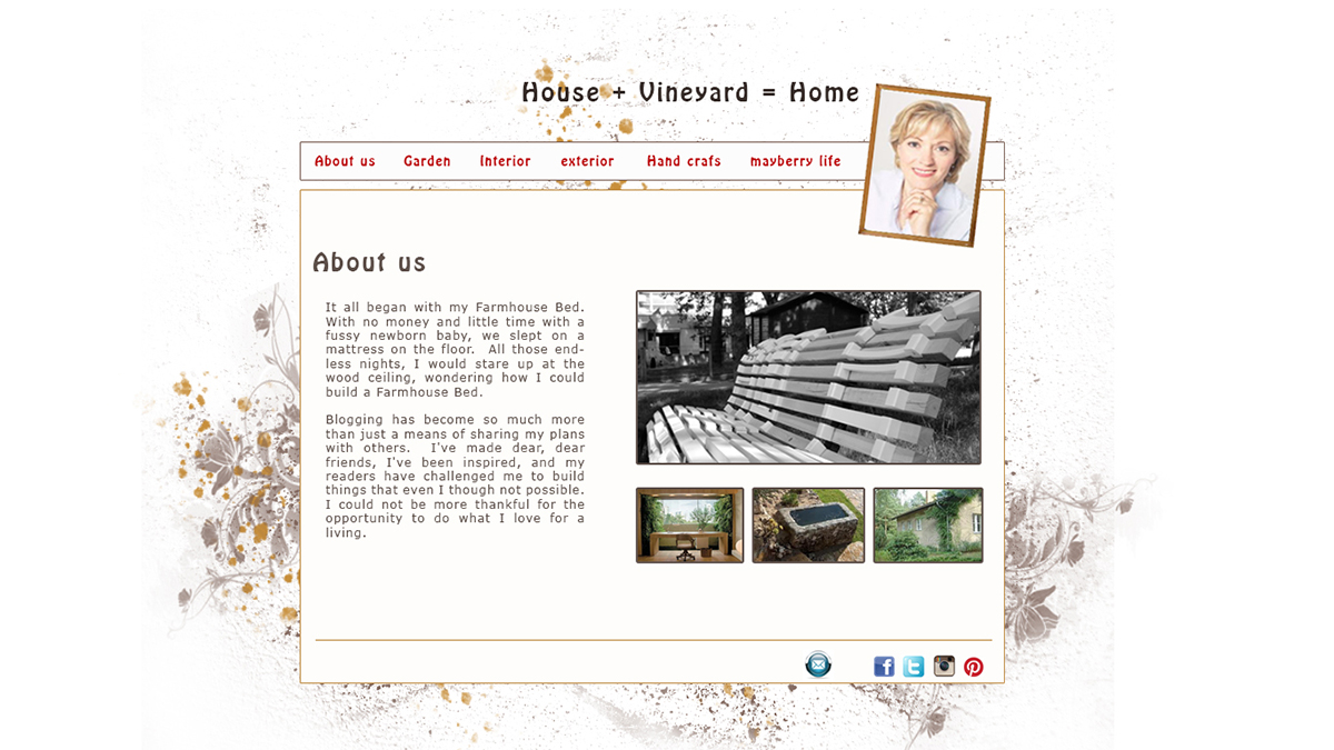 WordPress-Design von Anabela Abreu für House Vineyard Home | Design #1278597