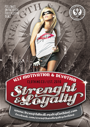 Flyer Design by Andreev for Strength & Loyalty Clothing | Design: #1265126