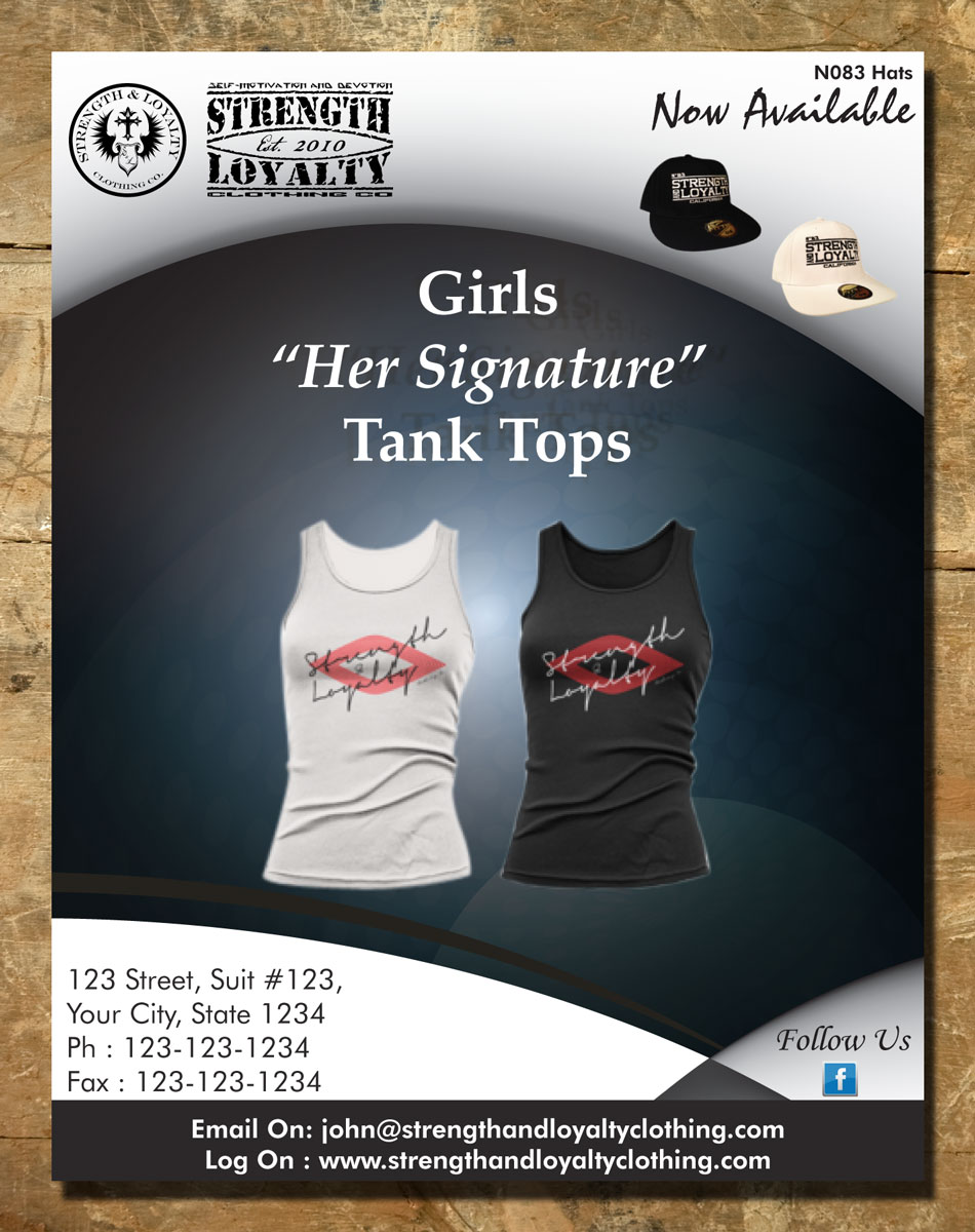 Flyer Design by Sbss for Strength & Loyalty Clothing | Design #1262657