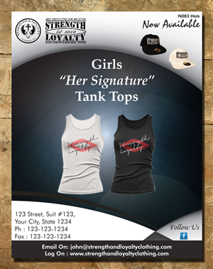 Flyer Design by Sbss for Strength & Loyalty Clothing | Design: #1262657