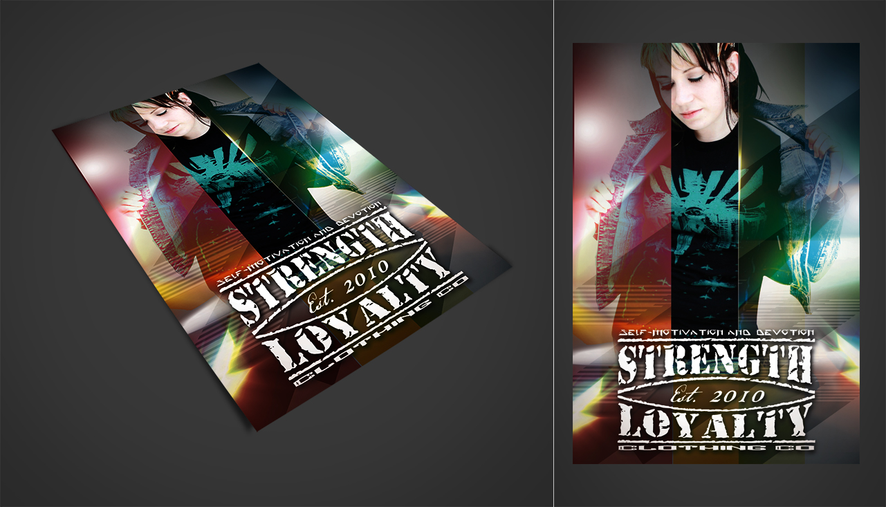 Diseño de Flyer por AbdulRafay para Strength & Loyalty Clothing | Diseño #1265578